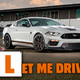 A photo of the new Ford Mustang with the caption "Let me drive"